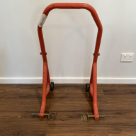 Motorbike rear wheel stand